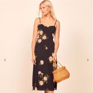 REFORMATION Cassandra Dress in Rosalind NWT